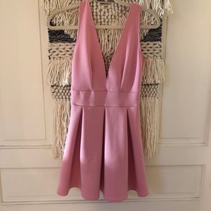 Oh My Love Light Pink Skater Dress